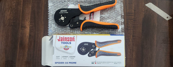 JAINSON SPIDER 16 PRIME END SEALING FERRULES CRIMPING TOOL 6 SPOTS CRIMPING 0.08MM TO 16MM