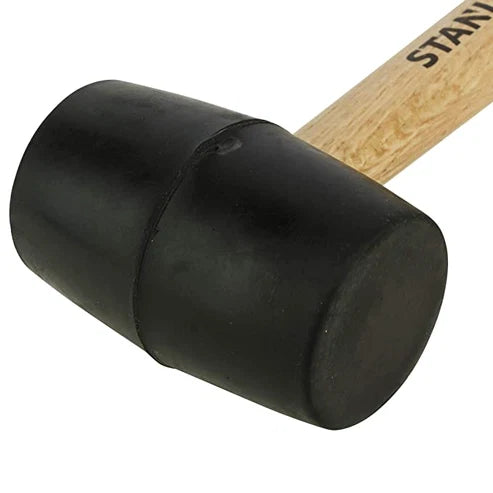 Stanley, Stanley STHT57527-8, Stanley Rubber Mallet, 450Gms Rubber Mallet, 16 Oz Rubber Mallet, Soft Face Hammer, Rubber Hammer, Wood Handle Mallet, Tile Installation Hammer, Woodworking Mallet, Flooring Mallet, Automotive Rubber Hammer, Furniture Assembly Tools, Construction Hand Tools, Industrial Maintenance Tools, Professional Rubber Mallet, Stanley Hand Tools, Non Marring Hammer, Lion Tools Mart