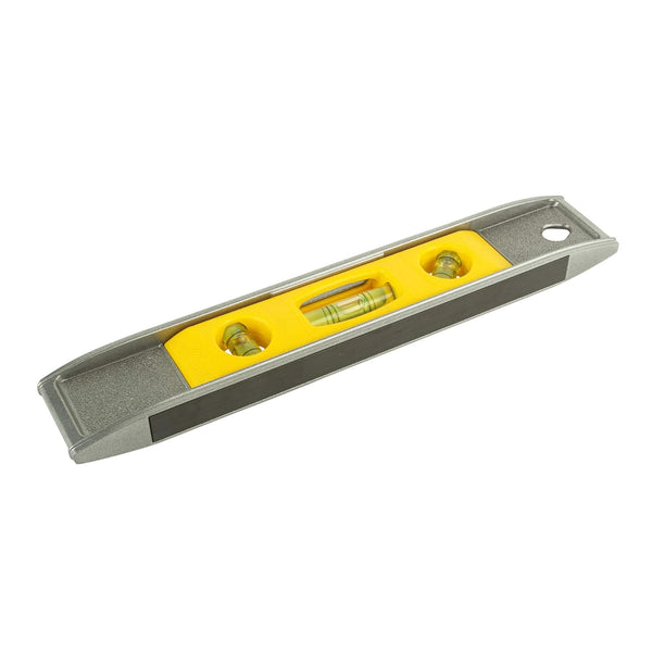 Stanley, Stanley STHT42465-812, Stanley Die Cast Torpedo Level, 9 Inch Torpedo Level, Magnetic Torpedo Level, Aluminium Spirit Level, Die Cast Level, Magnetic Spirit Level, Construction Level, Carpenter Level, Plumbing Level, Electrical Level, HVAC Level, V Groove Level, Professional Measuring Tool, Stanley Measuring Tools, Workshop Measuring Tools, Lion Tools Mart