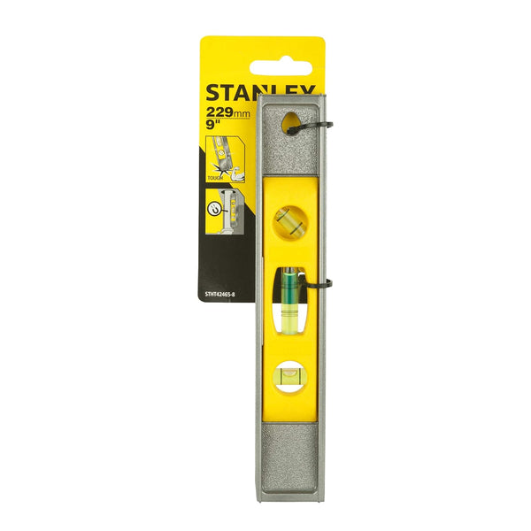 Stanley, Stanley STHT42465-812, Stanley Die Cast Torpedo Level, 9 Inch Torpedo Level, Magnetic Torpedo Level, Aluminium Spirit Level, Die Cast Level, Magnetic Spirit Level, Construction Level, Carpenter Level, Plumbing Level, Electrical Level, HVAC Level, V Groove Level, Professional Measuring Tool, Stanley Measuring Tools, Workshop Measuring Tools, Lion Tools Mart