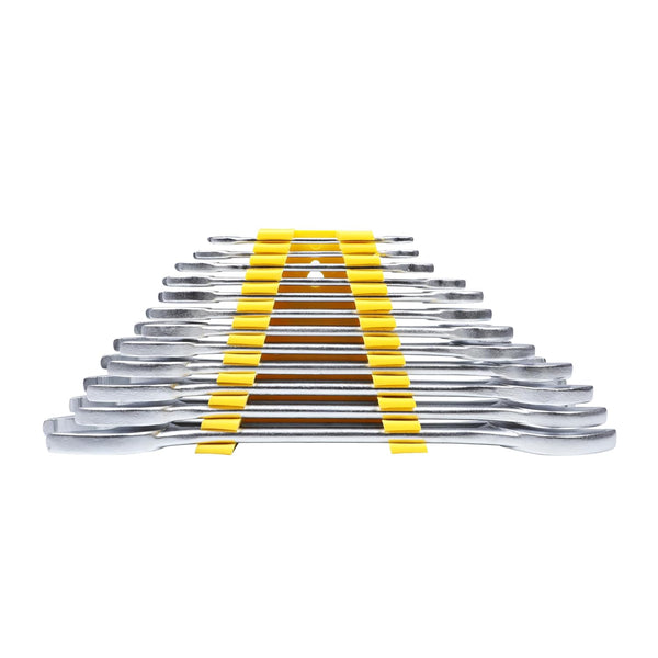 Stanley 12Pcs Double Open Ended Spanner Set 70-380E | Automotive Repair, Mechanical Maintenance, Workshop & Industrial Applications