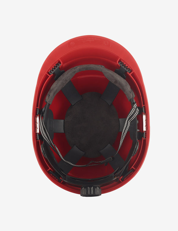 Karam Shelblast Safety Helmet with Protective Peak with Ratchet Type Adjustment and Ventilators PN542 | Head Protection