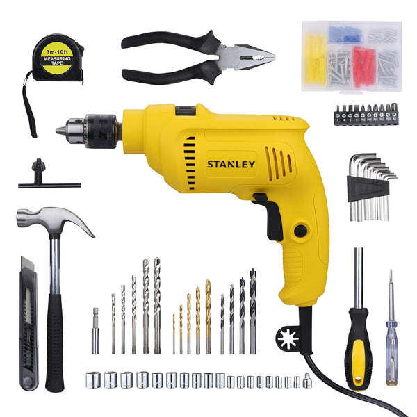 Stanley, Stanley SDH550, SDH550 Hammer Drill, Stanley 10mm Drill, 10mm Hammer Drill, 550W Hammer Drill, 550W Impact Drill, Stanley Impact Drill, Corded Hammer Drill, 10mm Impact Drill, Electric Hammer Drill, Masonry Drill, Wood Drill, Metal Drill, Construction Drill, Power Drill Machine, Hammer Drill Machine, Two Mode Drill, Forward Reverse Drill, Metal Chuck Drill, Lock On Drill, Professional Drill Machine, Workshop Drill, Stanley Power Tools