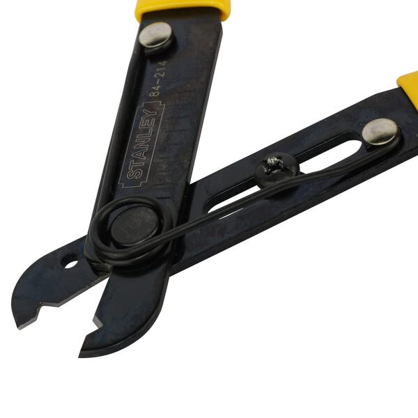 Stanley, Stanley 84-214-22, Stanley Wire Stripper, Wire Stripper Cutter, 130mm Wire Stripper, 5-1/4 Inch Wire Stripper, Electrical Wire Stripper, Wire Cutting Tool, Cable Stripper, Electrician Hand Tools, Wire Looping Tool, Electrical Maintenance Tools, Speaker Wire Stripper, Appliance Cord Cutter, Workshop Hand Tools, Professional Wire Stripper, Stanley Hand Tools, Lion Tools Mart