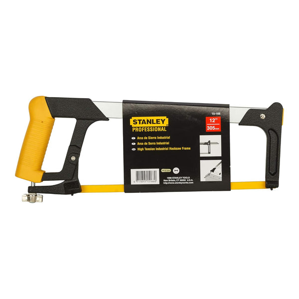 Stanley 15-166 Professional Industrial Hacksaw Frame | 12 Inch / 305mm