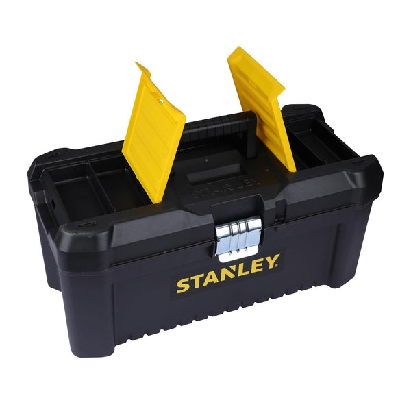 Stanley, Stanley STST75518-8, Stanley STST1-75518, Stanley 16 Inch Toolbox, Plastic Toolbox, Metal Latch Toolbox, Essential Toolbox, Tool Storage Box, Portable Toolbox, Tool Organizer, Workshop Toolbox, Garage Toolbox, Mechanic Toolbox, Electrician Toolbox, Carpenter Toolbox, DIY Toolbox, Hand Tool Storage, Stanley Tool Storage, Workshop Storage Box, Lion Tools Mart