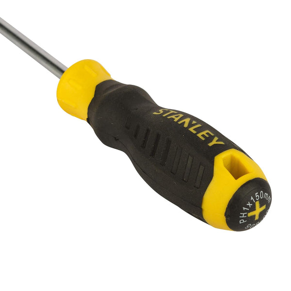 Stanley STMT60806-8, Stanley screwdriver, PH1 screwdriver, 150mm screwdriver, Phillips screwdriver, cushion grip screwdriver, magnetic screwdriver, Stanley hand tools, Stanley Phillips screwdriver, screwdriver online