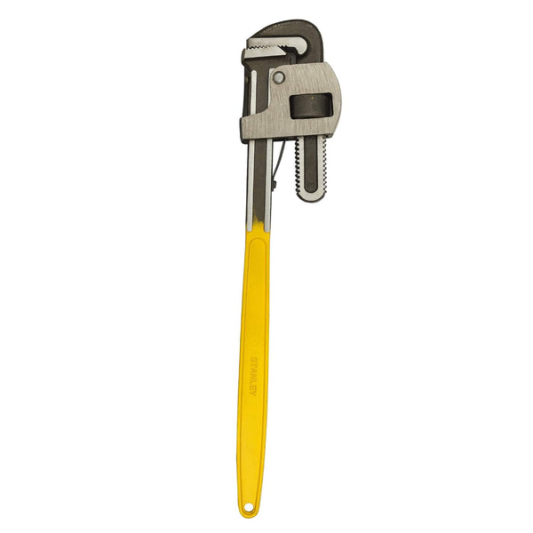 Stanley 71-645, Stanley Pipe Wrench, Stanley Stillson Pipe Wrench, 24 Inch Pipe Wrench, 600mm Pipe Wrench, Stillson Pattern Pipe Wrench, Heavy Duty Pipe Wrench, Cast Aluminum Pipe Wrench, Chrome Molybdenum Pipe Wrench, Forged Hook Jaw Pipe Wrench, Professional Plumbing Tools, Pipe Fitting Tools, Industrial Maintenance Tools, HVAC Tools, Construction Hand Tools, Mechanical Repair Tools, Utility Maintenance Tools, Stanley Professional Tools, Pipe Installation Tools, Lion Tools Mart