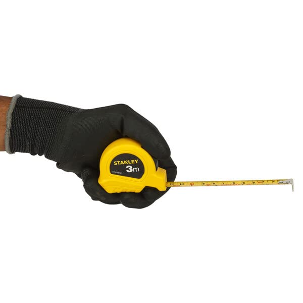Stanley, Stanley STHT36125-812, Stanley Short Tape Rule, 3M Tape Measure, 10Ft Tape Measure, 13mm Measuring Tape, Pocket Tape Measure, Steel Tape Rule, Construction Measuring Tape, Carpenter Tape Measure, Woodworking Measuring Tool, Workshop Measuring Tape, Measuring Tools, DIY Tape Measure, Professional Tape Rule, Stanley Measuring Tools, Lion Tools Mart