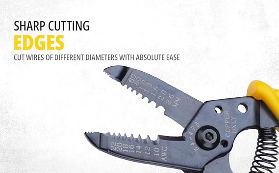 Stanley, Stanley 84-475-22, Stanley Wire Stripper, Wire Stripper Cutter, 6 Inch Wire Stripper, 150mm Wire Stripper, AWG12-22 Wire Stripper, Electrical Wire Stripper, Wire Cutting Tool, Electrician Hand Tools, Cable Stripper, Wire Cutter, Electrical Maintenance Tools, Wiring Tools, Industrial Hand Tools, Professional Wire Stripper, Electrical Installation Tools, Stanley Hand Tools, Lion Tools Mart