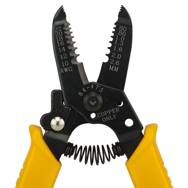 Stanley, Stanley 84-475-22, Stanley Wire Stripper, Wire Stripper Cutter, 6 Inch Wire Stripper, 150mm Wire Stripper, AWG12-22 Wire Stripper, Electrical Wire Stripper, Wire Cutting Tool, Electrician Hand Tools, Cable Stripper, Wire Cutter, Electrical Maintenance Tools, Wiring Tools, Industrial Hand Tools, Professional Wire Stripper, Electrical Installation Tools, Stanley Hand Tools, Lion Tools Mart