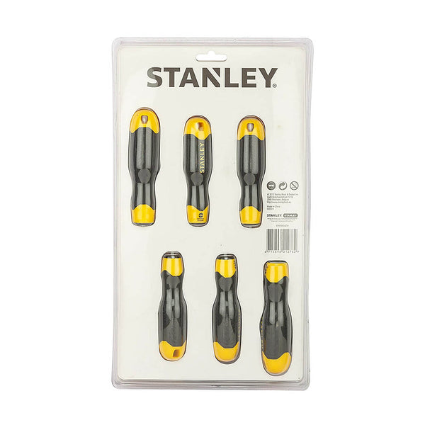 Stanley, Stanley STHT65242-8, Stanley Screwdriver Set, 6Pcs Cushion Grip Set, Cushion Grip Screwdriver Set, Chrome Vanadium Screwdriver, Magnetic Screwdriver Set, Phillips Screwdriver, Slotted Screwdriver, Parallel Screwdriver, Electrical Screwdriver Set, Mechanic Screwdriver Set, Workshop Hand Tools, Automotive Repair Tools, Professional Screwdriver Set, Stanley Hand Tools, Maintenance Tools, Lion Tools Mart