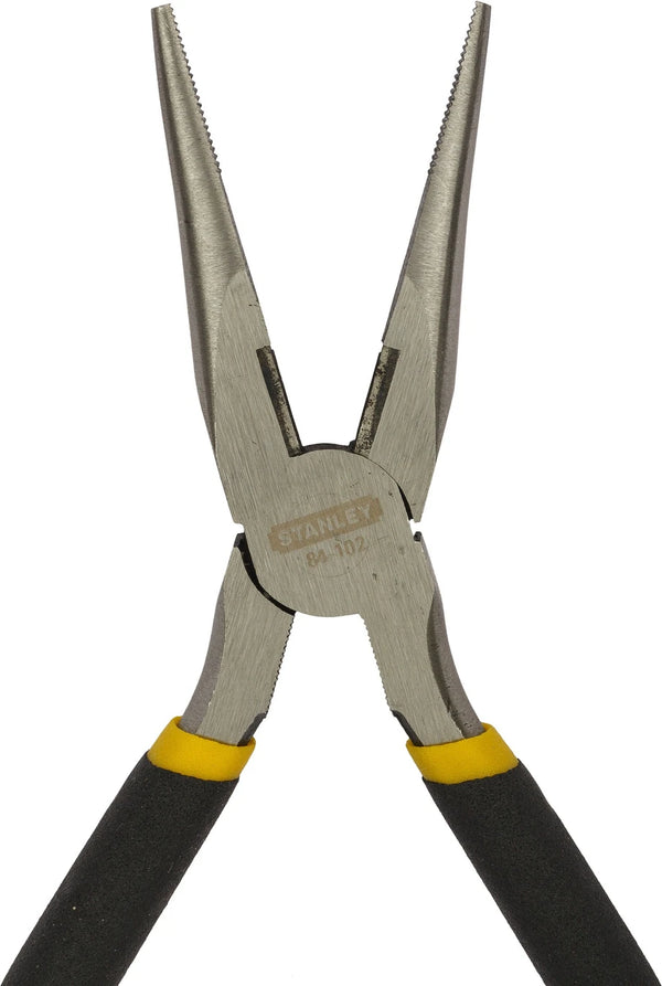 Stanley, Stanley 84-102, 8Inch Long Nose Plier, 8Inch Needle Nose Plier, 8Inch Pliers, Long Nose Plier, Needle Nose Plier, Drop Forged Steel Plier, Electrical Plier, Wire Plier, Wire Cutting Plier, Wire Gripping Plier, Automotive Plier, Mechanical Plier, Workshop Plier, Maintenance Plier, Professional Plier, Confined Space Plier, Long Reach Plier, Hard to Reach Plier, Gripping Plier, Bending Plier, Cutting Plier, Hand Tool, Mechanical Hand Tool, Automotive Hand Tool, Electrician Tool, Workshop Hand Tool, Pr