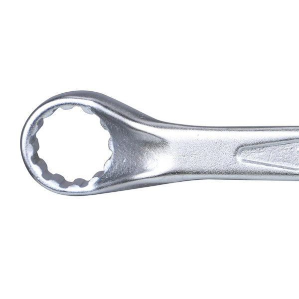 Stanley 70-394E 8 Pcs Shallow Offset Ring Spanner Set made from Chrome Vanadium steel with Maxi-Drive™ BI-Hex technology. Ideal for automotive repair, workshops, garages, and industrial maintenance.