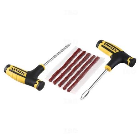 Stanley, Stanley STHT80891-0, Stanley Flat Tyre Repair Kit, Tubeless Tyre Repair Kit, Tyre Puncture Repair Kit, Car Tyre Repair Kit, Bike Tyre Repair Kit, Emergency Tyre Repair Kit, Tubeless Puncture Repair Tool, Tyre Plug Kit, Tyre Repair Strings, Automotive Repair Tools, Garage Tools, Roadside Emergency Kit, Car Accessories, Vehicle Maintenance Tools, Workshop Equipment, Stanley Automotive Tools, Lion Tools Mart