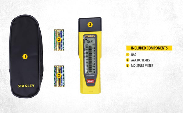 Stanley, Stanley Moisture Meter, Stanley 0-77-030, Digital Moisture Meter, Wood Moisture Meter, Building Moisture Meter, Moisture Detector, Moisture Tester, Construction Moisture Meter, Wall Moisture Meter, Concrete Moisture Meter, Plaster Moisture Meter, Woodworking Tools, Building Inspection Tool, Leak Detection Tool, Civil Engineering Tools, Professional Measuring Tools, Stanley Measuring Tools, Moisture Measuring Instrument, Lion Tools Mart