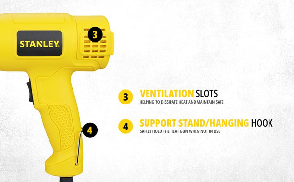 Stanley SXH1800 1800W Dual-Temperature Hot Air Gun