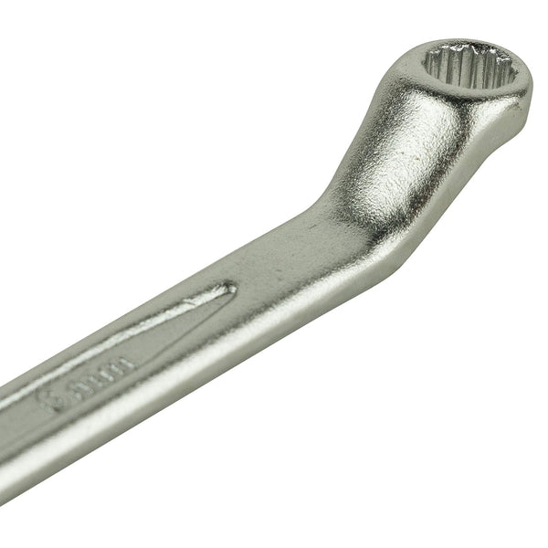 Stanley Shallow Offset BI-Hex Ring Spanners made from premium Chrome Vanadium steel with Maxi-Drive™ technology. Ideal for automotive repair, workshops, garages, industrial maintenance, engineering, and professional fastening applications.