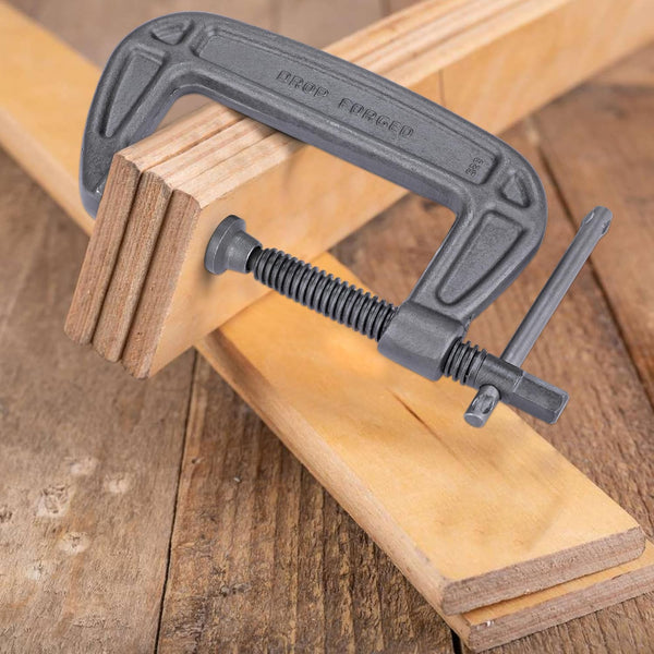 TAPARIA C Clamp Alloy Steel, Grey | Available Sizes Upto 12Inches