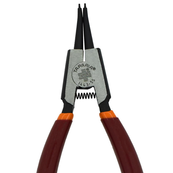 Taparia External Straight Nose Circlip Pliers 1443-5S | 125mm Professional Circlip Plier
