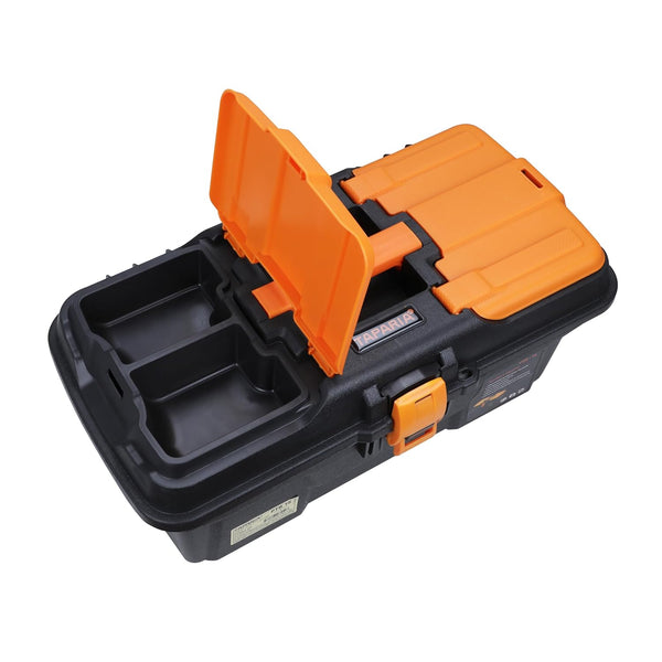 Taparia PTB16 16Inch Plastic Tool Box with Organizer | Tools Safety Box, Easy Carriage Bag