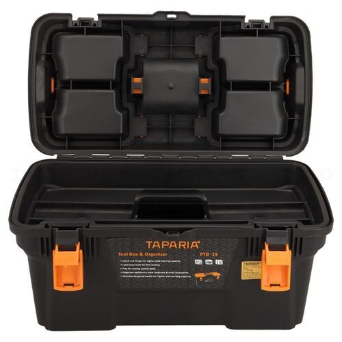 Taparia PTB19 19Inch Plastic Tool Box with Organizer | Tools Safety Box, Easy Carriage Bag