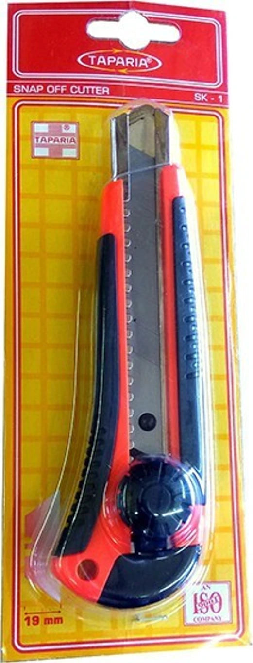 Taparia Snap Off Cutter SK-1 | 19mm Professional Utility Knife Cutter