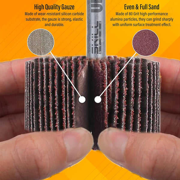 Ultra Touch 25x25 Mop Wheel | Polishing & Surface Finishing Buffing Wheel