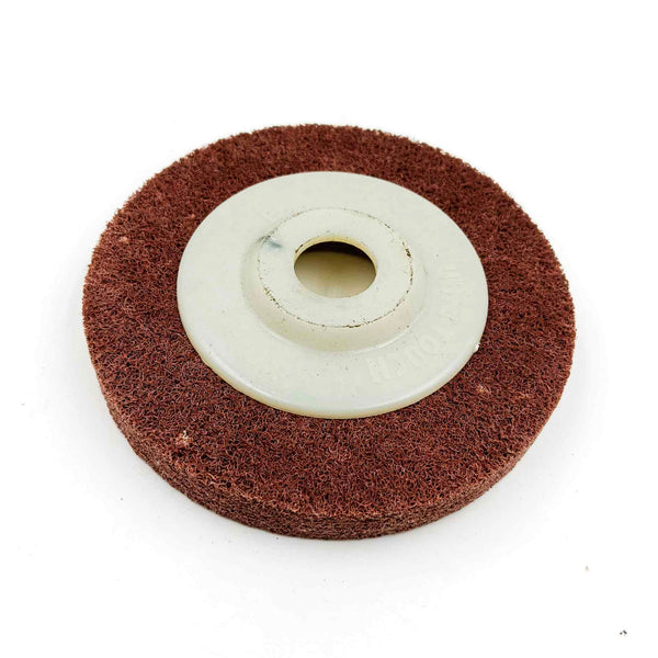 Ultra Touch 4Inch × 1/2Inch Brown Polishing Wheel | Coarse Buffing Pad for Metal Finishing
