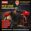 VERX VCD 12DK 12V Cordless Drill Kit – 10mm Chuck, 28Nm Torque
