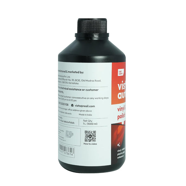 Vista, Vista Vinyl Rubber Polish, 1000ml Vinyl Rubber Polish, Vinyl Polish, Rubber Polish, Vinyl & Rubber Polish, Car Vinyl Polish, Automotive Rubber Polish, Dashboard Polish, Dashboard Shiner, Plastic Polish, Car Interior Polish, Interior Trim Polish, Car Surface Dressing, Automotive Dressing, Car Shine Product, Car Detailing Polish, Car Detailing Product, Automotive Interior Care, Car Care Products, Vehicle Care Products, Car Wash Products, Professional Car Polish, Motorcycle Polish, Auto Detailing Produc