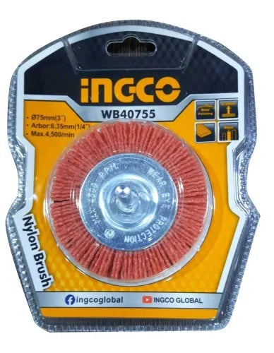 Ingco WB40755 3Inch/75mm Nylon Brush