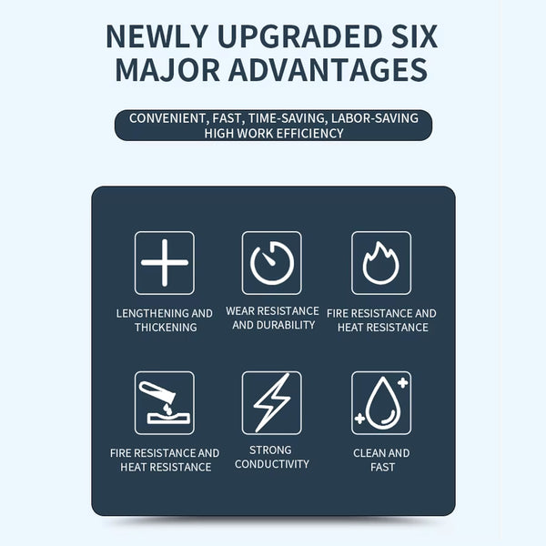 Devil SS Weld Cleaning Brush M6 Thread Carbon Fiber Used Polish Stainless Steel Welds After TIG/MIG | Welding Bead Processor Brush Head for Tig Mig Weld Cleaner