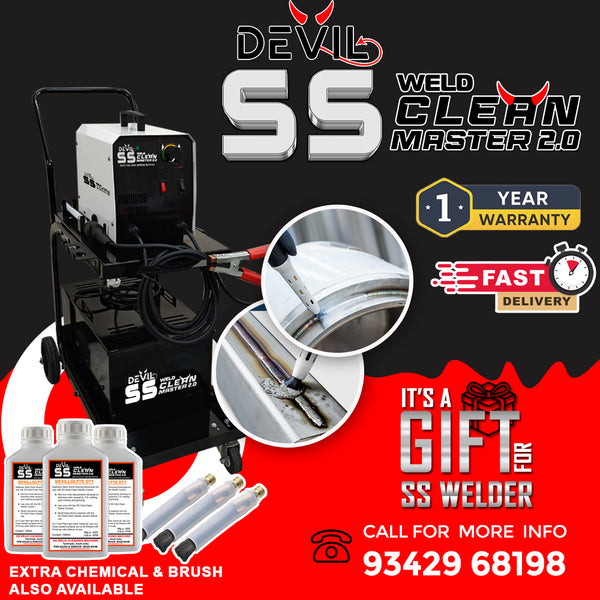 Devil SS Weld Clean Master 2.0 | Best for Stainless Steel Welding Cleaning