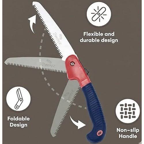 DongCheng 175mm (7 Inch) 65Mn Steel Folding Saw with 7 TPI Teeth – HD120207