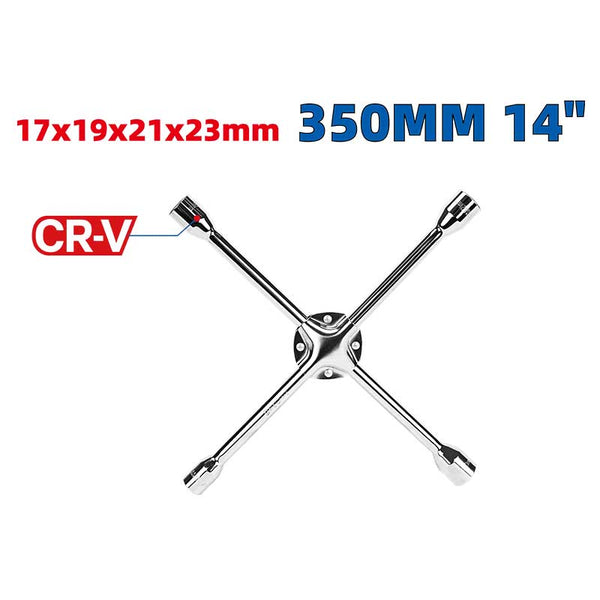 DONGCHENG HD074414 14 inch CR-V cross wrench 17 19 21 23 mm