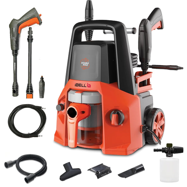 iBELL Wind-66 black and orange high-pressure car washer