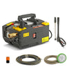iBELL Jumbo 700 2900W High Pressure Washer, 140 Bar Induction Motor Pressure Cleaning Machine with 7.9 L/Min Flow Rate, 8 Metre Hose and Total Stop System