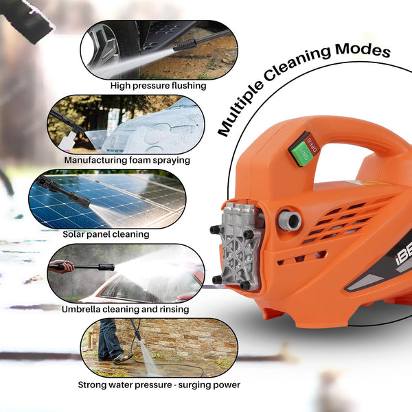 iBELL Micro Jet orange self-suction high-pressure washer