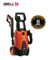 iBELL Wind-66 High-Pressure Car Washer, 1400W, 100 Bar, 5.5 L/min, Aluminium Pump, Auto Stop, 5 m Hose, 6 Months Warranty