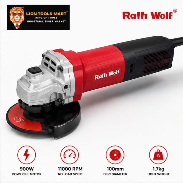 Ralli Wolf RAG9-100 100mm 900W Angle Grinder product view