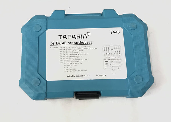 TAPARIA SOCKET SET 1/4 SA46