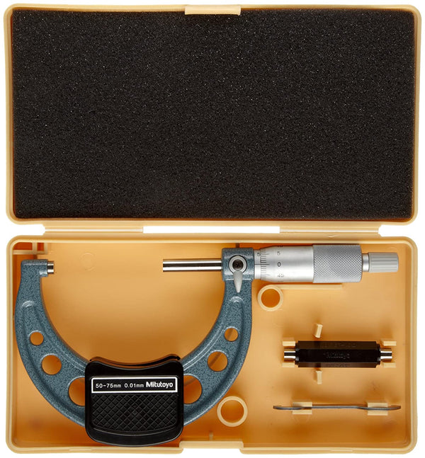 MITUTOYO OUTSIDE MICROMETERS SERIES-103 METRIC 50-75 MM