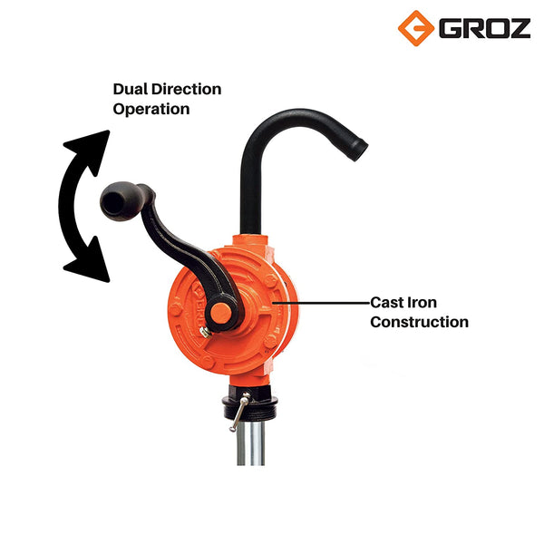 GROZ ROTARY BARREL PUMP V25-3R-SPL-F