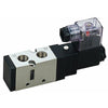 TECHNO 4V410-15B SINGLE SOLENOID VALVE, WAY 5/2, THREAD SIZE 1/2INCH