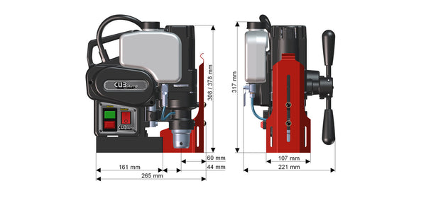 MAGNETIC DRILLING MACHINE CUB- AUTO - 6mm X 50mm