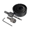 JON BHANDARI WOOD HOLE SAW 8PCS BLACK W-011-A