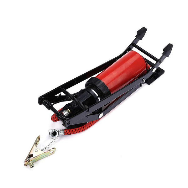 SERVO Heavy-Duty Foot Operated Air Pump with Pressure Gauge – Portable Tyre Inflator