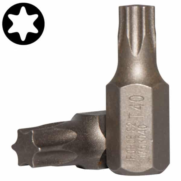 FORCE 1763045 10MM STAR BIT/TORX BIT 30MML T45