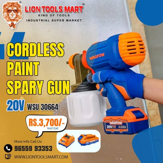 Cordless Paint Spray Gun 20V WSU30664 – Smooth, Fast, and Effortless Painting